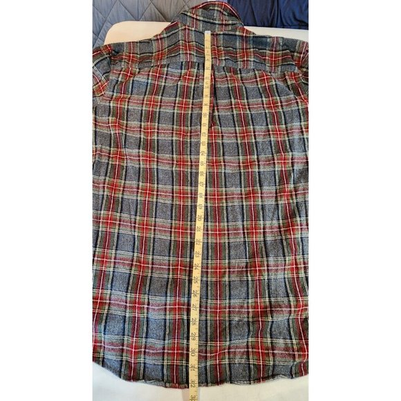 L.L. Bean Men's Flannel Shirt Size XL Regular Slightly Fitted Button Down - Picture 6 of 9